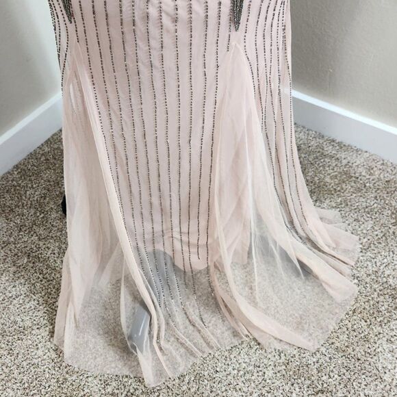 Jump Apparel Beaded Gown Pink Size 3/4 NWT Cut# 27988 - Picture 3 of 16